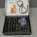 Cupping Set, 24 Cups Cupping Kit for Massage Therapy, Chinese Cupping Therapy Set with Magnetics, Professional Vacuum Cupping Set for Cellulite Reduction Muscle Pain Relief with Manual Pump