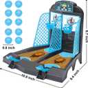Table Top Games, Glow in The Dark Mini Basketball Game - Desktop Games for KidsDesk Toys for Office for Adults - Basketball Gifts for Boys 3 4 5 6 7 8 9 10 11 12