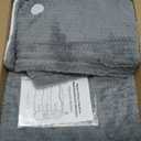 FluffyWarmth Electric Heating Pad for Back, Extra Large 17''x 33'' XXXL for Full Body,Menstrual Period Cramps,Neck Shoulder Back Pain Relief, 6 Heat Settings 4 Timers Heating Pad, Gifts for Women Men (Gray)