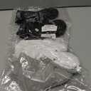 Kids Cotton Socks 10 Pairs Boys Girls Black White Gray School Socks (M)