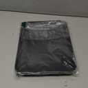 E-far Baking Sheet Set of 2, 10.5" x 8" x 1" Cookie Sheet Pan for Baking, Nonstick Carbon Steel Baking Trays for Toaster Oven, Heat-Resistant & Easy Clean, Black