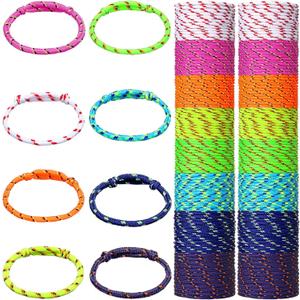 Remerry 168 Pcs Friendship Bracelets Adjustable Woven Rope Bracelets Bulk Graduation Ceremony Prom Class of 2026 Birthday Party Favors & Goodie Bag Stuffers, 8 Assorted Colors(Neon Colors)