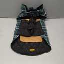 Kuoser Warm Dog Coat, Waterproof Dog Jacket for Extra Large Dogs, Adjustable Durable XL Doggie Winter Coat Reversible Cozy Puppy Cold Weather Apparel from Small to Large Breed, Green XL