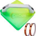 CenDale HTV Cooling Block-with Handle and Heat Resistant Tape, DTF Transfer Film& Heat Press Paper Vinyl Accessories, Fast Cooling Block, DTF Sublimation