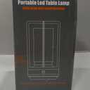 Rechargeable Table Lamp for Outdoor Indoor: Cordless Portable Table Lamps with 3 Color Stepless Dimmable - LED Metal Battery Operated Lantern - Small Table Lamp for Bedroom/Bar/Coffee Shop/Camping (Gold)