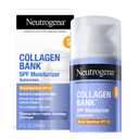 Neutrogena Collagen Bank Face Moisturizer, Broad Spectrum SPF 30 Anti-Aging Face & Neck Collagen Cream, Micro-Peptides, No White Cast 2 fl oz & Trial Size Hydro Boost Facial Cleanser, 0.5oz
