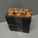 2 x Halloween Lights with Timer for Thanksgiving Decorations: Battery Pumpkin Maple Leaf String Fairy Lights with Romote - 13ft 40 Led Orange Lights for Halloween Autumn Fall Harvest Outdoor Garland Decor