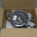 Torchiere Floor Lamps, LED Standing Lamp, 71" Tall Torch Floor Lamps with Reading Light, 3 Way Rotary Switch, White Plastic Shade,Bright Gold Modern Corner Lamp for Living Room Bedroom Office(No Bulb)