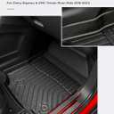 for Chevy Equinox Floor Mats 2024 2023 2022 2021 2020 2019 2018, for GMC Terrain Floor Mats 2018-2024, for Equinox All Weather Mats Cargo Liners Trunk Carpet Rubber Car Accessories