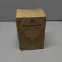 OFFIDIX Vintage Glass Spray Bottle, 300ML Plant Mister with Plastic Top Pump, Garden Sprayer, Cleaning (Brown)