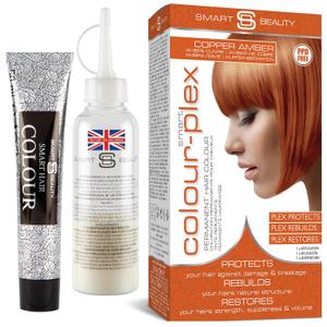 Smart Beauty Ginger Hair Dye, Permanent with Plex Anti-Breakage Technology, Copper Red, PPD Free, Vegan, Cruelty Free
