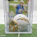 Los Angeles Chargers NFL Helmet Shadowbox w/Justin Herbert card