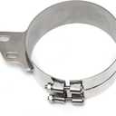 Stainless Steel Exhaust Mount Clamps, 6 inch, 7 inch, 8 inch (8 inch)