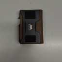 Smart Wallet for Men RFID: Leather Rugged Pop Up Card Wallets with Cash Strap - Heavy Duty Minimalist Magnetic Bifold Credit Card Holder - Gift for Man Husband at Anniversay Brithday (Leather Brown J7)