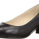 Cole Haan womens The Go-to Block Heel (45mm) Pump, Black Leather Wp, 10 US