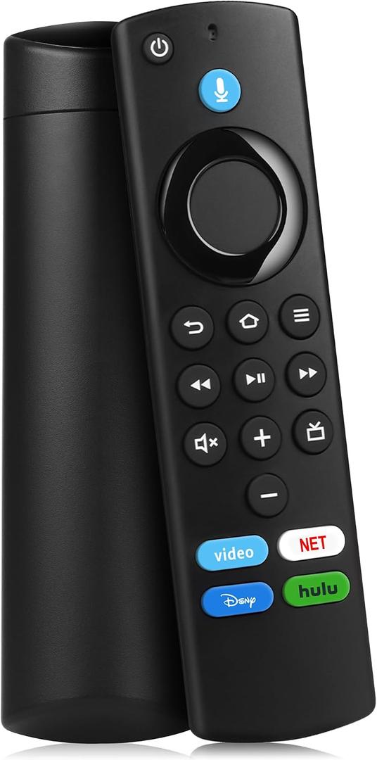 Replacement Firestick Remote Control Compatible with Fire Smart TV Stick Lite/Stick 4K/Smart TV 3rd Gen/TV Cube(2nd Gen/1st Gen/3rd Gen)/TVs Stick(2nd Gen/3rd Gen) with Voice Controller