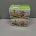 2 x Plunack Fabric Bouquet Craft Kits for Kids Age 4-8, Flower Bouquet Toys DIY Flowers Making Kit for Girls Flower Press Set Arts & Crafts Toys Educational Christmas Birthday Gift for Girls 3+ Year Old (Green)