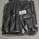 Garment Bags for Hanging Clothes and Travel with 4" Gusseted, Suit Cover for Clothes,Coats,Suit,Jackets,Dress,Shirts,Skirt. (Black-50"-3pcs-Double zipper-Thickened 80G Non-woven Fabric)