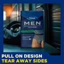 TENA Men Maximum Plus Disposable Underwear Male Pull On with Tear Away Seams Large/X-Large, 81920, 57, 14 Ct