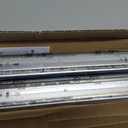 20 inch Drawer Slides 4 Pairs (8pcs) Full Extension Ball Bearing Drawer Rails Side Mount 3 fold Metal Dresser Runners for File Cabinet Trash Can Kitchen Wardrobe Glides 20" Silver 100 LB Capacity