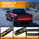 Tailgate Light Bar, 48 inch Truck Tailgate Light Strip, LED Brake Light Strip Compatible with Tacoma Nissan Frontier Ford Maverick Chevy Colorado Ford Ranger GMC Canyon Honda Ridgeline Jeep