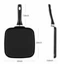 LECOOKING Nonstick Crepe Pan, 8.5 Inch Griddle Pan, Fry Pans for Cooking Eggs, Omelettes, and More - Non-Stick Marble Coating Skillet Induction Compatible