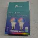 Kasa Smart Light Bulbs, Full Color Changing Dimmable Smart WiFi Bulbs Compatible with Alexa and Google Home, A19, 60 W 800 Lumens,2.4Ghz only, No Hub Required, 1-Pack (KL125P2), Multicolor