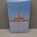 10000mAh Heated Seat Cushion Battery Operated - Foldable Portable USB Rechargeable Heating Seat Cushion for Office, Bleacher, Stadium, (Upgraded Black- Foldable)