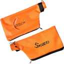 2 PCS Large Capacity Miter Saw Scraps Collector Bag with PVC Transparent Window,Universal Collector Bag for 255 Miter Saw, Scraps Collector Bags for Collecting Wood Chips,Particles from Miter Saws (Orange)