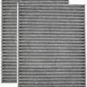 Cabin Air Filter Compatible with 2018-2022 Jeep Wrangler and Gladiator OE # 68301863AA CF12450, 2 Pack
