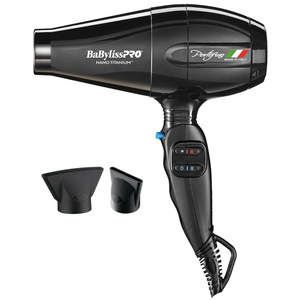 BaBylissPRO Nano Titanium Italian Portofino Hair Dryer - Professional 2000 Watt Blow Dryer