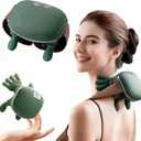 Shoulder and Neck Massager, Bionic Heated Massager, Neck Massager with Fingers, 4D Kneading Massage, Simulates a Real Palm Massage for Comfort, Relax Muscle Tension