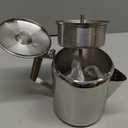 Fox Run Rapid Brew Stainless Steel Stovetop Coffee Percolator, 2-6 Cup