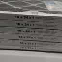 BNX TruFilter 16x24x1 MERV 12 Odor Defense (6-Pack) AC Furnace Air Filter with Activated Carbon - MADE IN USA - Pleated Air Conditioner HVAC AC Furnace Filters - Removes Odor, Mold, Bacteria, Smoke