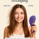 Lily England Detangler Hair Brush for Curly, Thick, Straight & Natural Hair - Gentle Detangling Brush for Women, Kids & Toddlers with Flexible Bristles - Smooth Hairbrush for Wet & Dry Hair, Ombre
