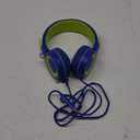 Noot Products Kids Headphones with Microphone K12 Stereo 5ft Long Cord with 85dB/94dB Volume Limit Wired On-Ear Headset for iPad/Amazon Kindle,Fire/Toddler/Boys/Girls/School(Blue/Lime)