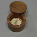 Kaizen Casa Acacia Wood Salt or Spice Box with Swivel Cover perfect for keeping table salt, gourmet salts, herbs or favorite seasonings, close at hand on your countertop.