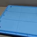 Mifoci 2 Pcs Dog Potty Tray Mesh Puppy Training Pad Holder Floor Protection Portable Pee Pad Pet Toilet Training Tray Litter Box Corner for Medium and Large Dogs (25.6 x 18.9 Inch,Blue)