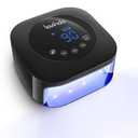 UV Light for Nails, Lavinda UV Nail Lamp 54W Rechargeable Nail Dryer Gel Polish Light with Large Touch Display, Professional Fast Curing Lamp with 4 Timer Setting Auto Sensor for Salon & Home