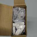 Silicone Caulking Tool, 5 in 1 Caulking Sealant Finishing Tool with Grout Scraper, 6 Exchange Silicone Pads, Adhesive Residue Scraper Seam Repair Kit for Kitchen Bathroom (White)