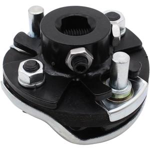 1 PC SHLPDFM Universal Steering Rag Joint 3/4" DD x 3/4" - 30 Spline Rag Joint Steering Coupler GM Power & Manual