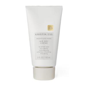 Kristin Ess Hair Weightless Shine Air Dry Cream for Curl Definition, Smoothing + Blowout Prep - Frizz Control - Light Hold - Women's Styling Product for Frizzy, Wavy + Curly Hair - Vegan