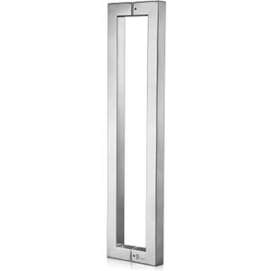 TOGU TG-R3030 Heavy Duty Commercial Grade 1800mm/71 inches Square/Rectangle Shape Solid 1.2mm Thick Stainless Steel 304 Push Pull Door Handle, Mirror Chrome/Polished Chrome Finish