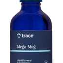 Trace Minerals Mega-Mag - Liquid Magnesium Supplement for Vitality & Energy Support - Muscle, Bone & Nerve Health - Natural Daily Drops - Non-GMO, Vegan & Gluten-Free - 4 fl oz (30 Servings)