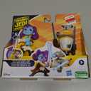 Star Wars: Young Jedi Adventures Pop-Up Lightsaber Duel, LYS Solay & Training Droid Action Figures, 4-Inch Scale Toys, Preschool Toys for 3 Year Old Boys & Girls