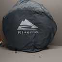 4 Person Easy Pop Up Tent,Camping Tent with Skylight and Rainfly,Waterproof,Quick Setup-Instant Tents for Camping Outdoor, Blue