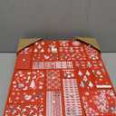 SUNGIFT Wooden Advent Calendar, Red Wood Reusable Advent Calendars with 24 Drawers, 15 Inch Countdown to Christmas Empty Refillable Advent Calendar to Fill 2025