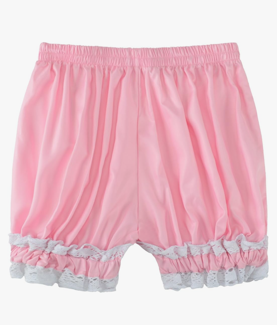 Sheface Women's Cotton Lace Hem Lolita Bloomers Pumpkin Pants Shorts Size Medium
