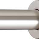 Ivilon Shower Tension Curtain Rod - Adjustable Spring Tension Rod for Shower Curtains, Bathroom, or Windows, Easy to Install, No Drilling Required, Rustproof, Adjustable 24 to 36 Inch. Satin Nickel