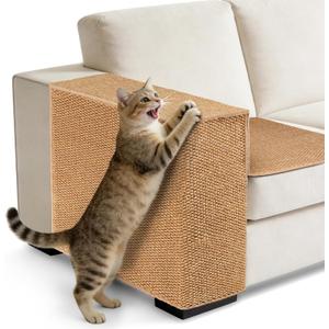 Cat Scratcher Couch Protector - Couch Corner & Armrest Protectors for Cats, Furniture Sofa Protector from Cat Claws Scratch